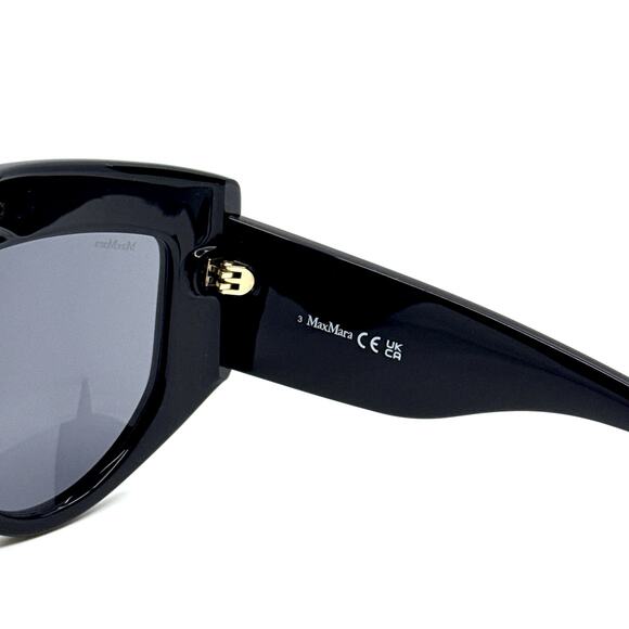 New, MAXMARA Sunglasses Orsola MM0083 01A Authentic - Picture 11 of 14
